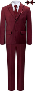 A&J DESIGN Boys 7-Piece Formal Suit Ring Bearer Outfit by AJDESIGN