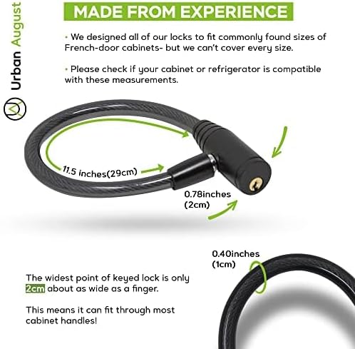 Urban August Child-Proof Refrigerator Lock - Image 2