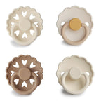 FRIGG SilkySoft Silicone Baby Pacifier 4-Pack Snowflake Dream | Made in Denmark - Image 2