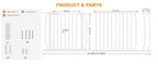 Extra Wide Baby Gate Extra Tall Dog Gate - Image 2