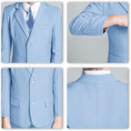 JPF Boy's Formal Suit Set Slim Fit Kids Tuxedo Suits - Image 5