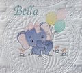 Personalized Baby Blanket Baby Quilt Monogrammed Blankets by OllieByBeebz