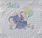 Personalized Baby Blanket Baby Quilt Monogrammed Blankets by OllieByBeebz