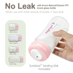 Wide Neck Breastmilk Collection n Storage Bottle 9oz; Re-markable SureSeal - Image 5