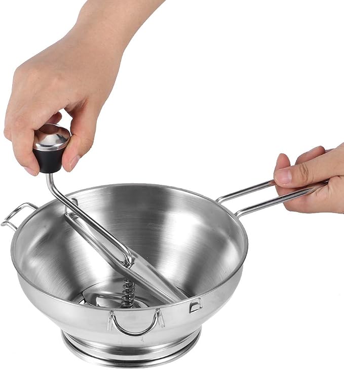 Ergonomic Food Mill Stainless Steel - Image 4