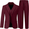 Boys' 3 Piece Suit Set with Suit Jacket, Formal Tuxedos Slim Fit Ring Bearer by Hipfun