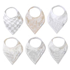 Copper Pearl 6 Pack Soft Cotton Baby Bibs by CopperPearl