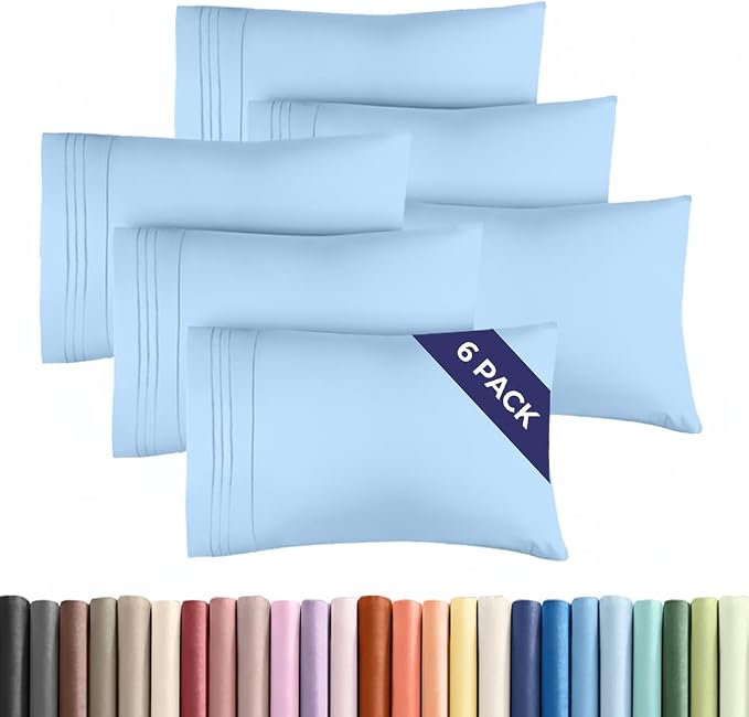 Standard Pillow Cases Set of 6 by CGKUnlimited