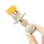 PandaEar Silicone Baby Led Weaning Spoon Fork| First Training Self Feeding - Image 3