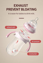 Baby Bottles, Weighted Straw Toddler Milk Bottles - Image 4