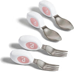 doddl Toddler Utensils, Ergonomic Fork and Spoon Set by doddl
