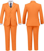 Boys' Formal Suit Set Adjustable Waist Suits - Image 4