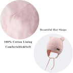 XIAOHAWANG Baby Hat Cute Bear Toddler Earflap Beanie Warm - Image 4