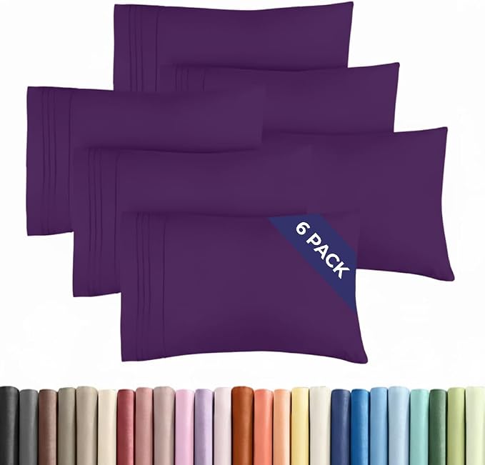 Standard Pillow Cases Set of 6 by CGKUnlimited