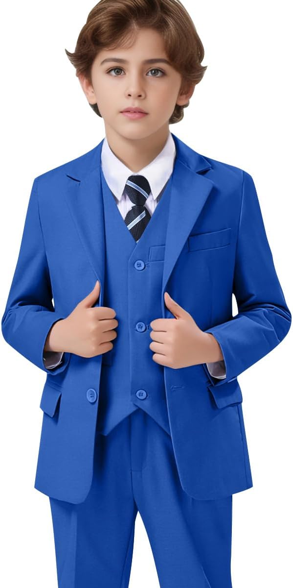 Boys' Formal Suit Set Adjustable Waist Suits by Unknown