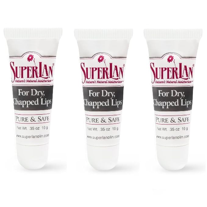 Lanolin Lip Balm 3 pack by Superlan