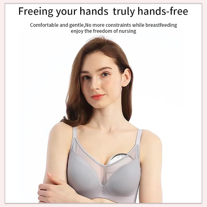 Wearable Breastfeeding Pump, 4 Modes & 12 Levels, Hands Free Breast Pump - Image 12