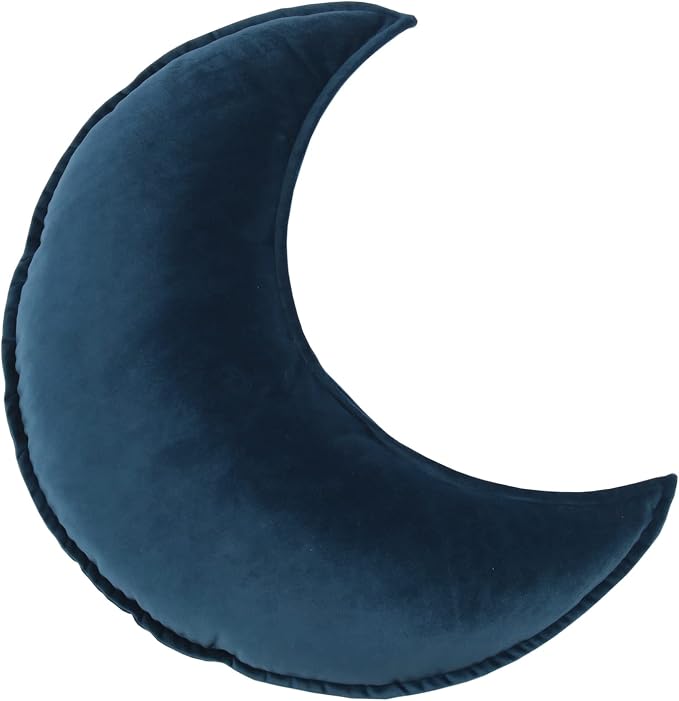 JIKAL Star Moon Shaped Pillow Soft Velvet Nursery Stuffed Throw Pillows by Unknown