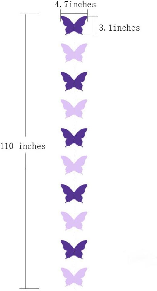 Butterfly Banner Decorative Paper Garland - Image 7
