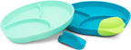 Silicone Easy Scoop & Hold Plate Set by 321Grow