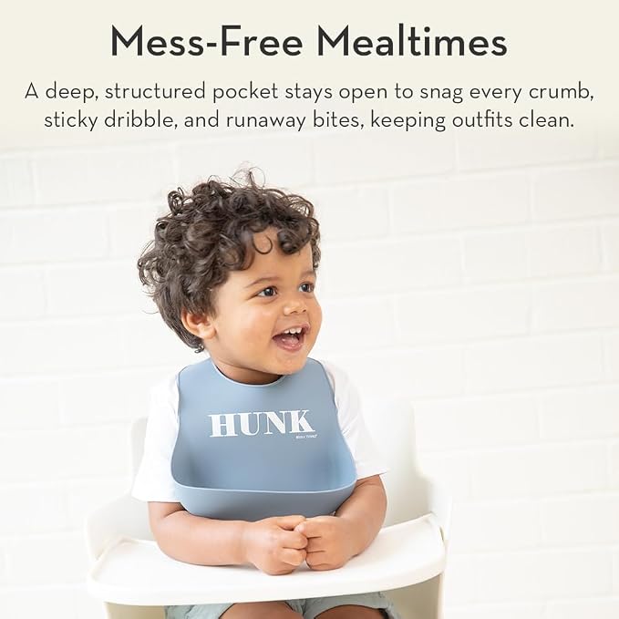 Bella Tunno Baby Bib for Eating, Waterproof Silicone Bib - Image 3