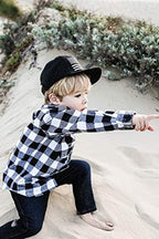 Baby Hats - Baseball Hat, Newborn Youth Flat Brim Mesh Trucker Surf Skate Bubba - Image 5