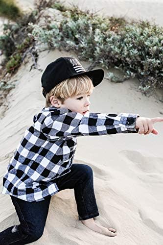 Baby Hats - Baseball Hat, Newborn Youth Flat Brim Mesh Trucker Surf Skate Bubba - Image 5