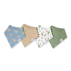 Copper Pearl 4 Pack Soft Cotton Baby Bibs by CopperPearl