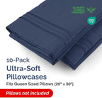 Queen Pillow Cases Set of 10 - Image 2