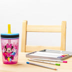 Zak Designs Disney Kelso Tumbler 15 oz Set Leak-Proof Screw-On Lid - Image 3