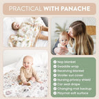 Organic Cotton Muslin Baby Blanket - Image 5