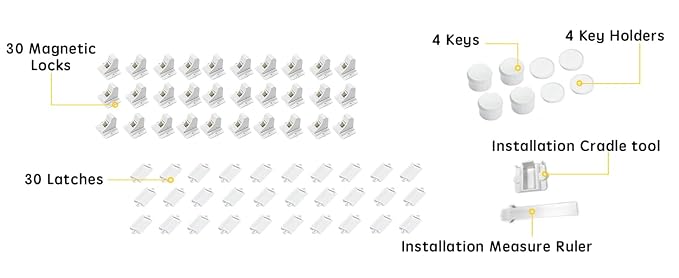 Vmaisi Magnetic Cabinet Locks for Babies - Image 2