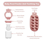 Baby Food Fruit Feeder, Breastmilk Baby Popsicle Molds, Silicone Teether - Image 2