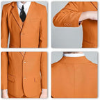 JPF Boy's Formal Suit Set Slim Fit Kids Tuxedo Suits - Image 5