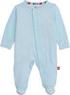 Magnetic Me Boys Modal Magnetic Baby Footie Pajamas | Silky Soft Modal Fabric | by magneticme