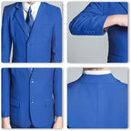 JPF Boy's Formal Suit Set Slim Fit Kids Tuxedo Suits - Image 5