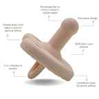 Mila & Lulu Round Silicone Pacifiers – 100% Food-Grade, One-Piece Design - Image 2