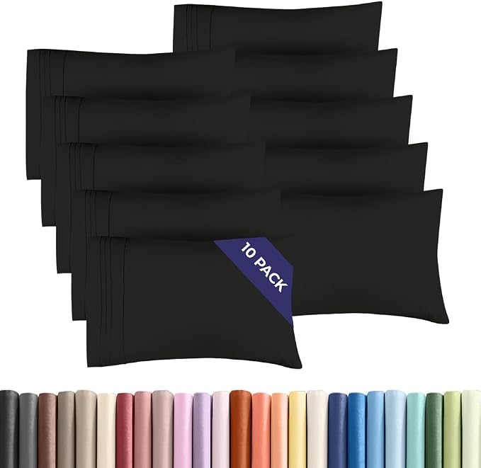 King Pillow Cases Set of 10 by CGKUnlimited