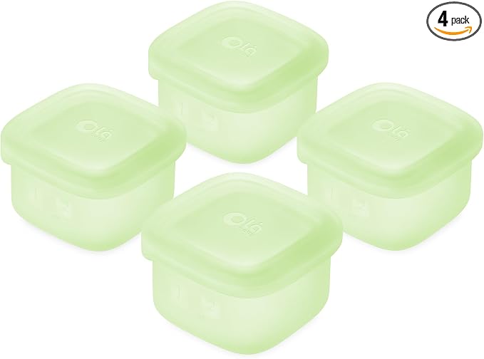 Olababy Clear Sense Silicone Storage Containers 4pk by Olababy