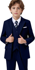 Boys' Formal Suit Set Adjustable Waist Suits by Unknown