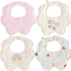 4 Pack Baby Bandana Bibs by Unknown