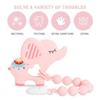 Baby Teething Toys, Food Grade Silicone Teether - Image 3