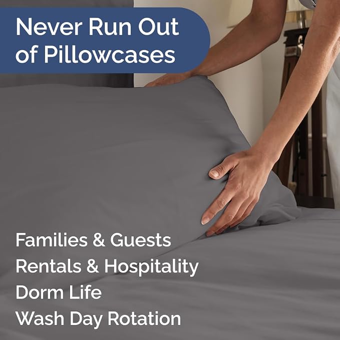 Queen Pillow Cases Set of 8 - Image 5