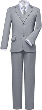 Visaccy Boys Suits Slim Fit Dress Clothes Ring Bearer Outfit by Visaccy