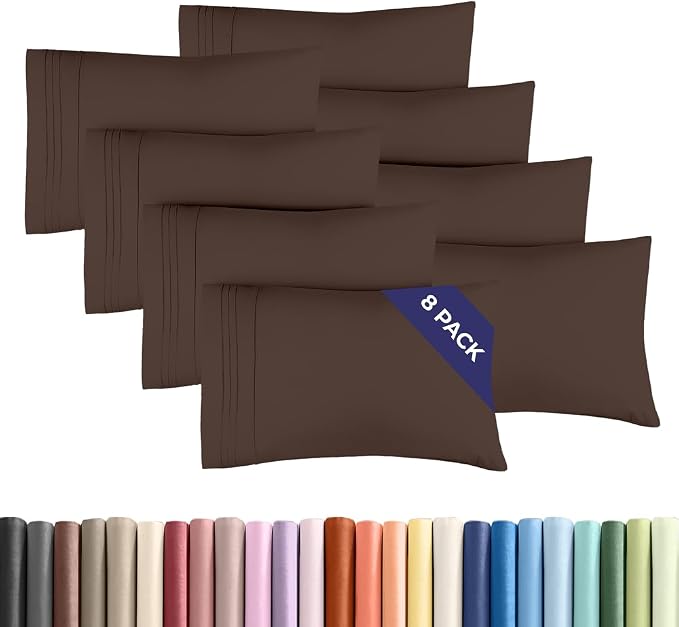 Standard Pillow Cases Set of 8 by CGKUnlimited