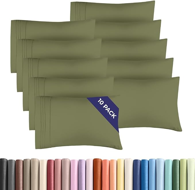 Standard Pillow Cases Set of 10 by CGKUnlimited
