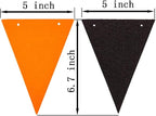 Orange and Black Pennant Banner - Image 2