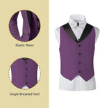Boys Suit 3 Piece Ring Bearer Suit Kids Formal Jacket Vest Pants Suits Wedding - Image 5