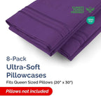 Queen Pillow Cases Set of 8 - Image 2