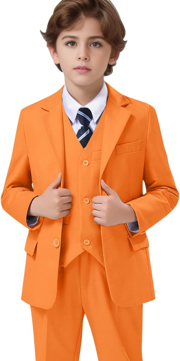 Boys' Formal Suit Set Adjustable Waist Suits by Unknown